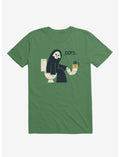 Grim Reaper Oops... Pooper Irish Green T-Shirt