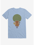 Happy Tree Painter Light Blue T-Shirt