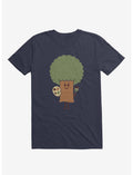 Happy Tree Painter Navy Blue T-Shirt
