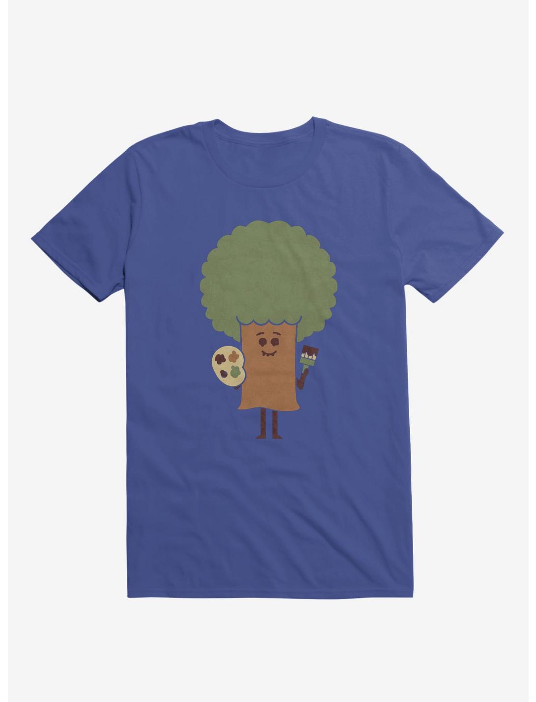 Happy Tree Painter Royal Blue T-Shirt