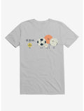 Sports Balls Playing Hide And Seek Ice Grey T-Shirt