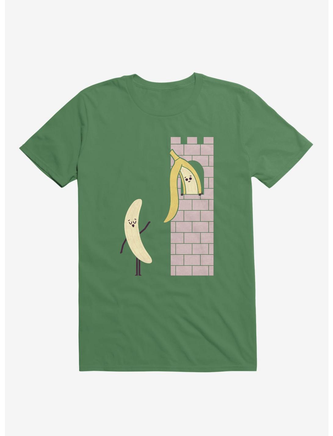 Let Down Your Peel Banana In Castle Irish Green T-Shirt