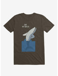 Bad Back Whale Oh! My Back! Brown T-Shirt