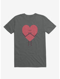 Heart Making Heart Hands Charcoal Grey T-Shirt