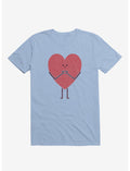 Heart Making Heart Hands Light Blue T-Shirt