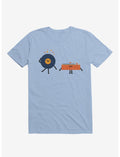 Dizzy Record With Record Player Light Blue T-Shirt
