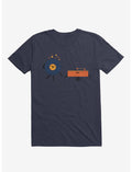 Dizzy Record With Record Player Navy Blue T-Shirt
