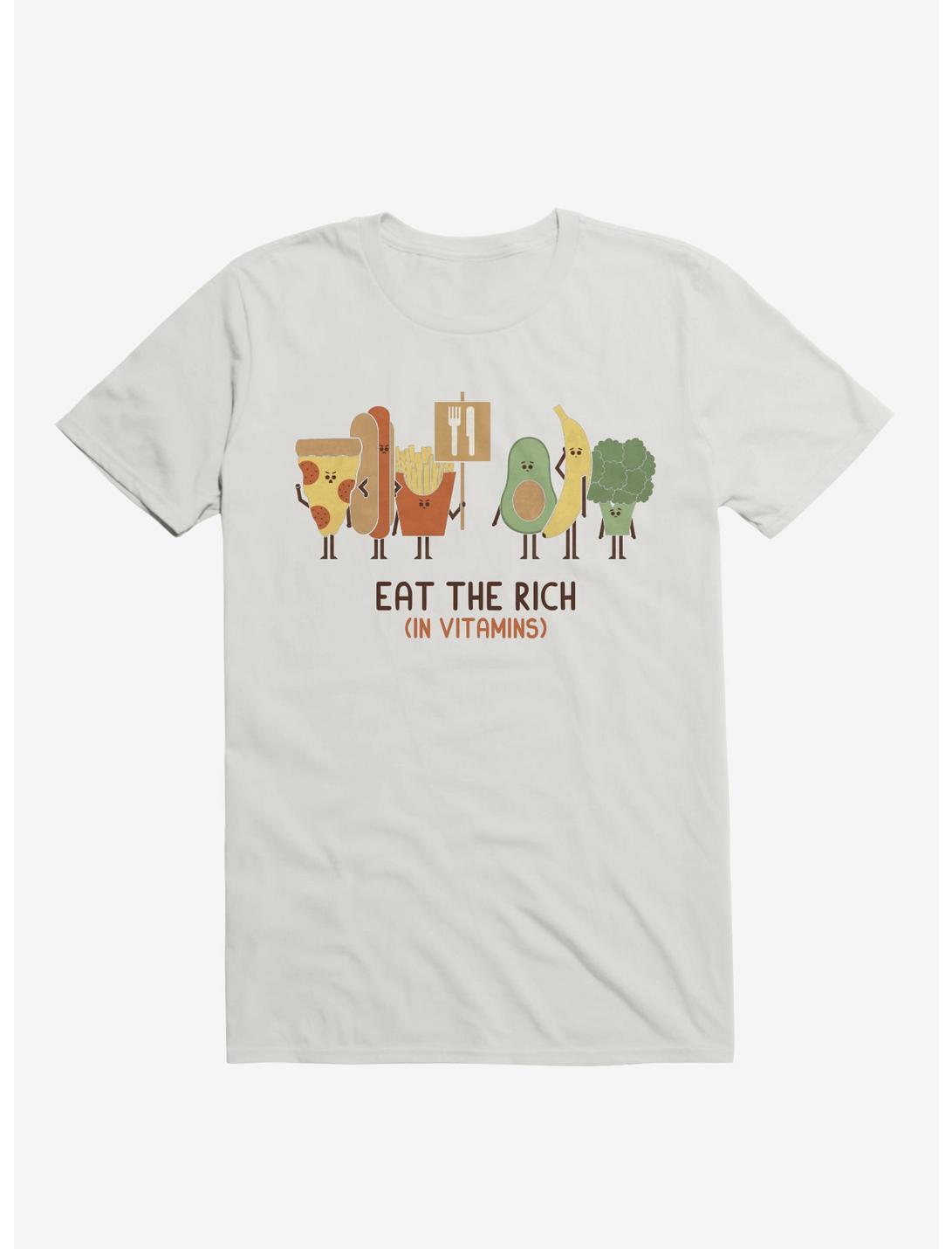 Eat The Rich (In Vitamins) Food White T-Shirt