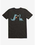 Meteor Jack In The Box Dinosaurs Black T-Shirt
