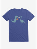 Meteor Jack In The Box Dinosaurs Royal Blue T-Shirt