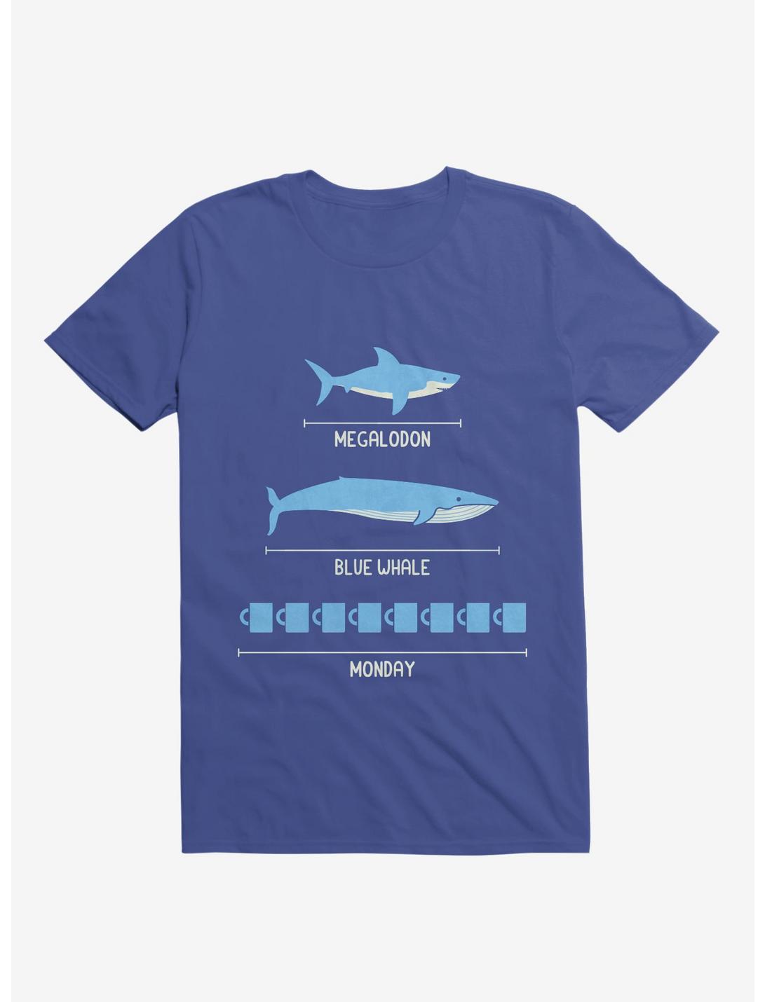 The Longest Things Megalodon, Blue Whale, Monday T-Shirt