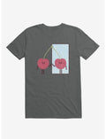 Love Yourself Cherry Looking In Mirror Charcoal Grey T-Shirt