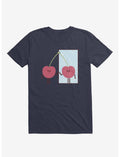 Love Yourself Cherry Looking In Mirror Navy Blue T-Shirt