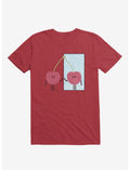 Love Yourself Cherry Looking In Mirror Red T-Shirt