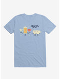 Party's Over Someone Called The Cups Light Blue T-Shirt