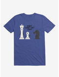 Daddy, I Want That Pony! Chess Pieces Royal Blue T-Shirt