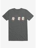 Turn Back Marshmallow Warning Charcoal Grey T-Shirt