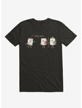 Turn Back Marshmallow Warning Black T-Shirt