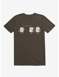 Turn Back Marshmallow Warning Brown T-Shirt