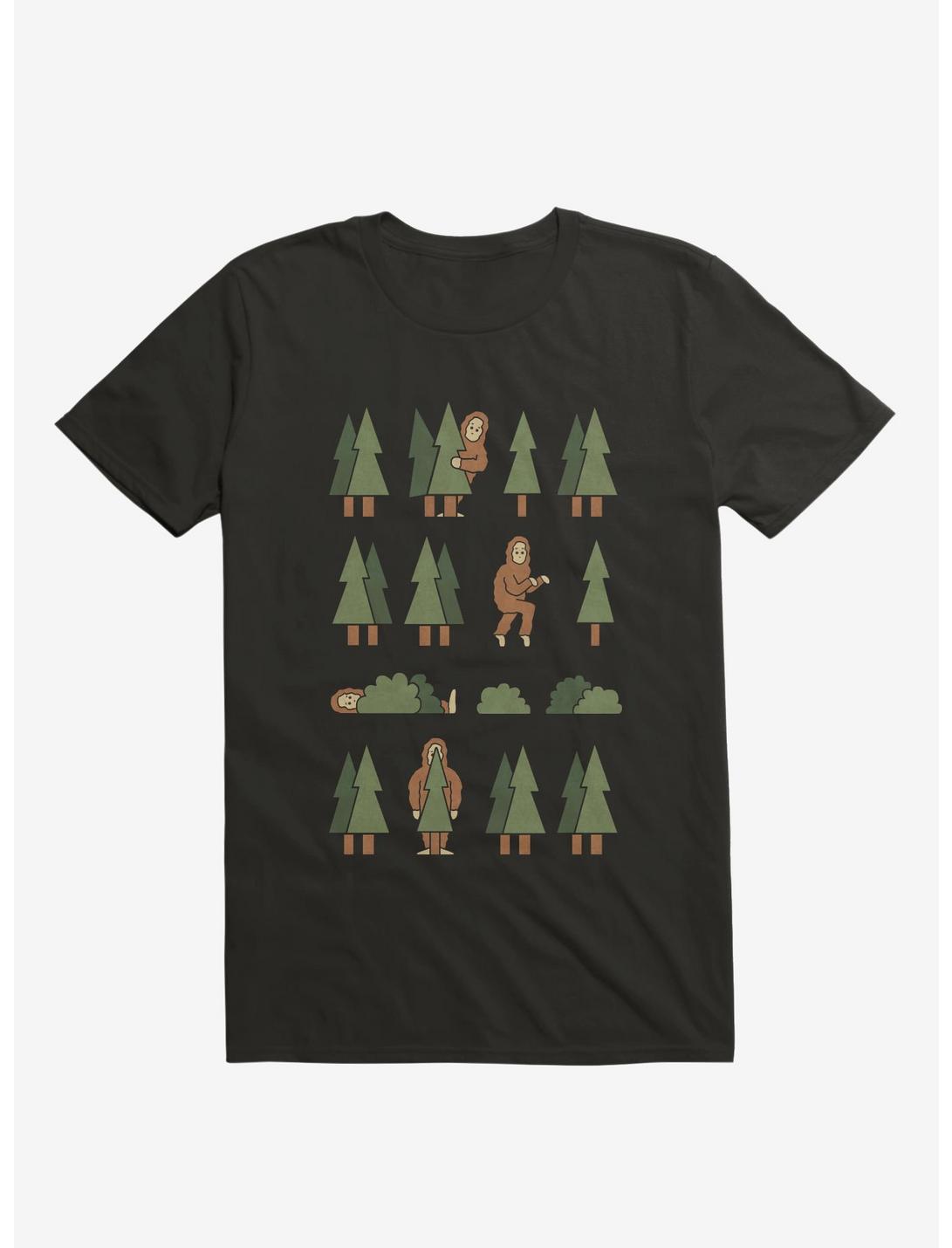 Bigfoot Forest Black T-Shirt