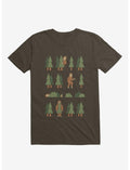 Bigfoot Forest Brown T-Shirt