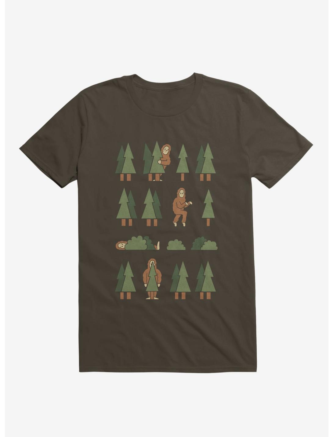 Bigfoot Forest Brown T-Shirt
