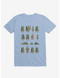 Bigfoot Forest Light Blue T-Shirt