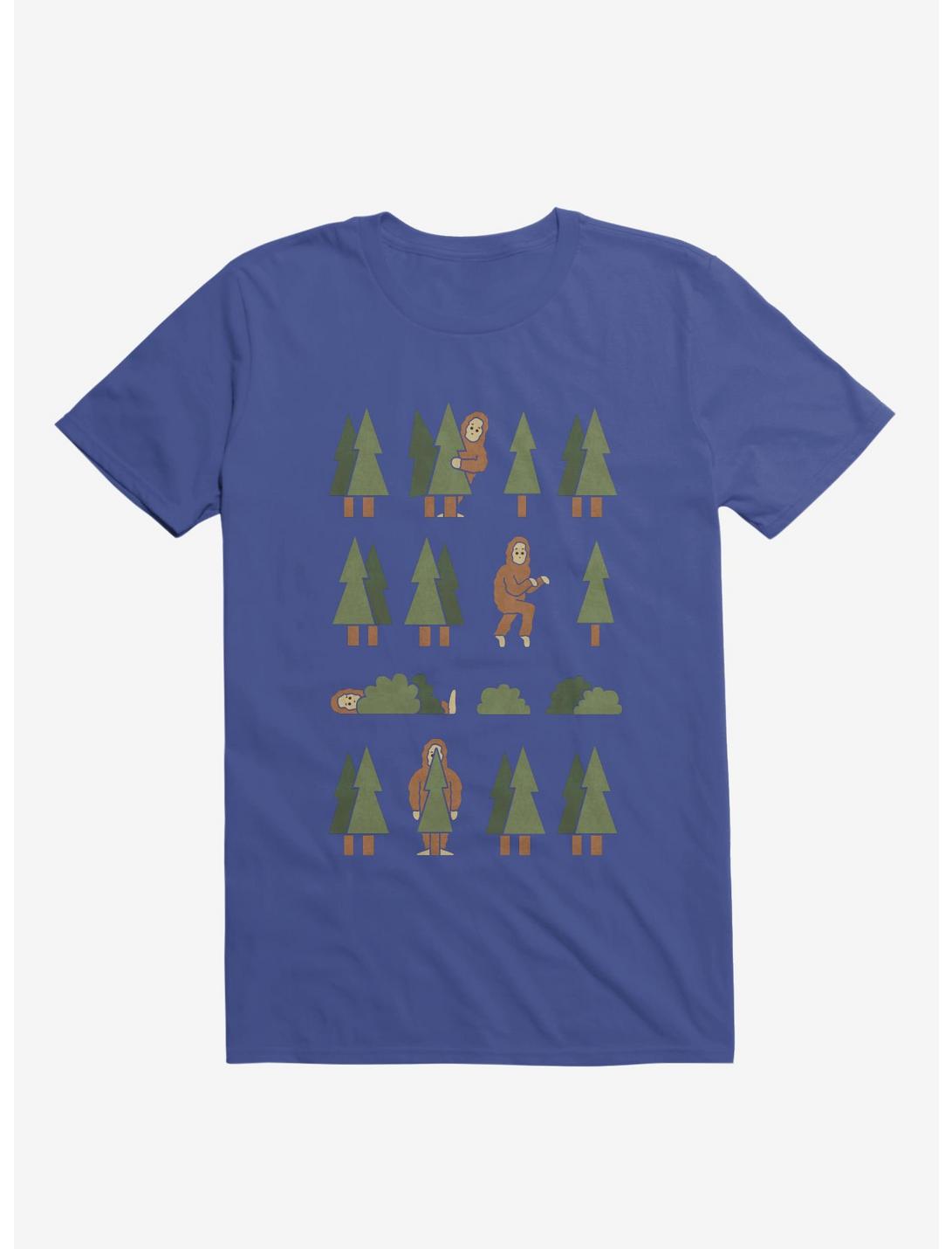 Bigfoot Forest Royal Blue T-Shirt
