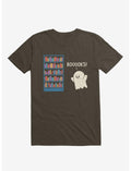 Booooks! Ghost Book Library Lover Brown T-Shirt