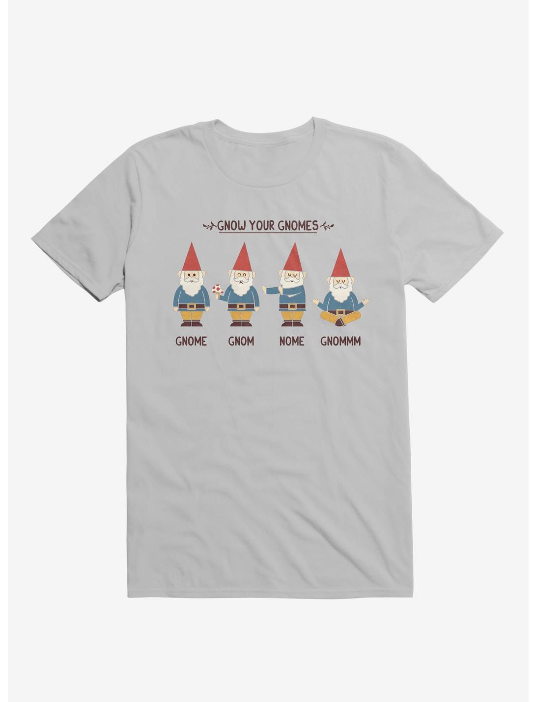 Gnow Your Gnomes Ice Grey T-Shirt