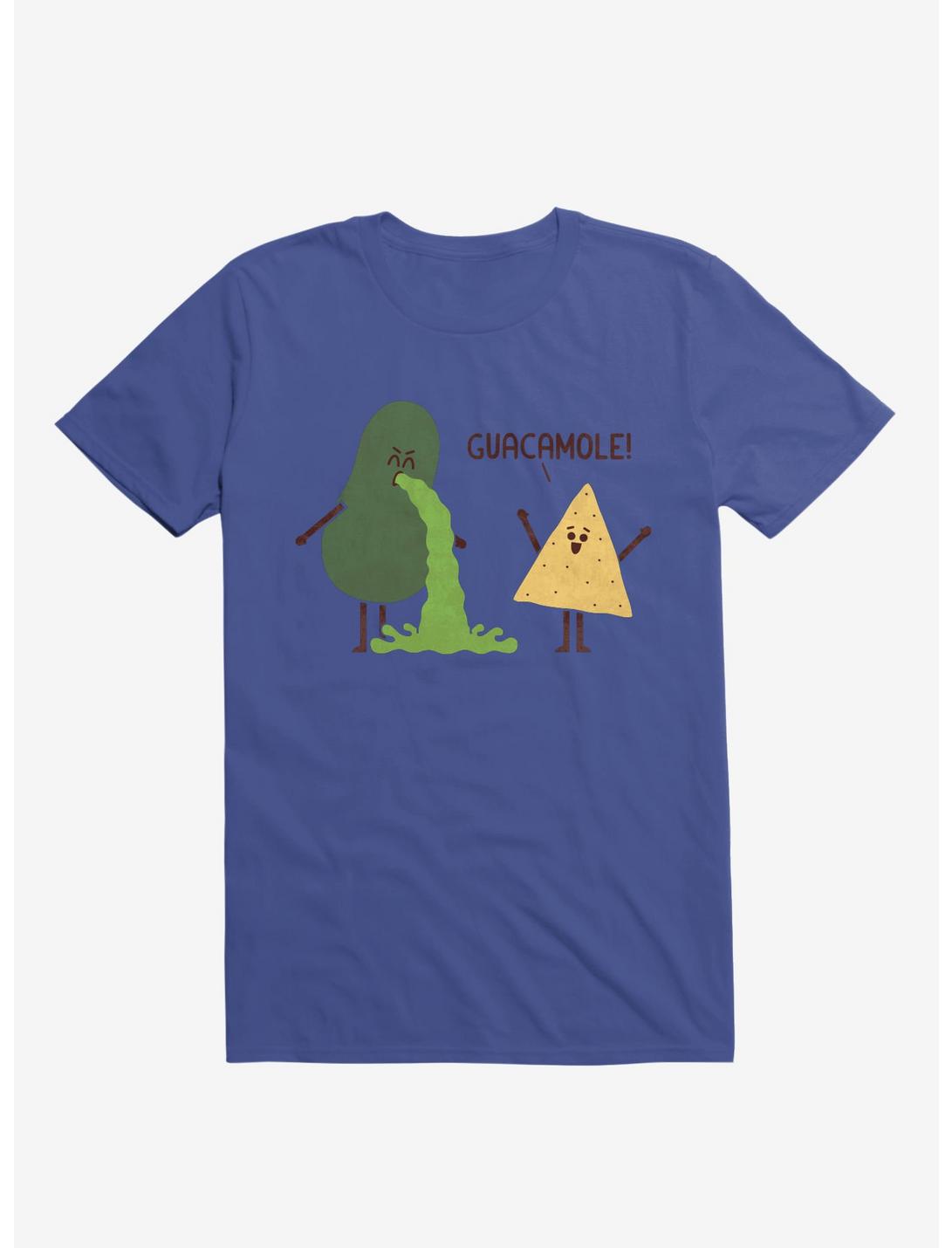 Guacamole Throw Up Royal Blue T-Shirt
