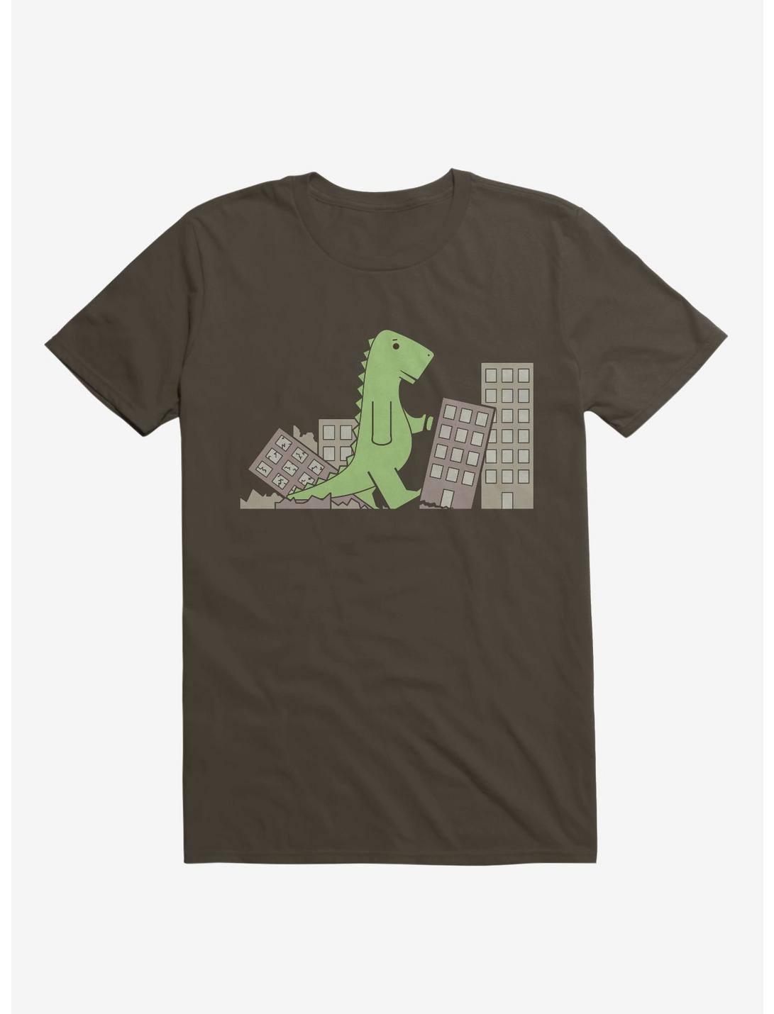 Phonezilla Terrorize City Brown T-Shirt