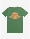 Saturn Eating Sushi Irish Green T-Shirt