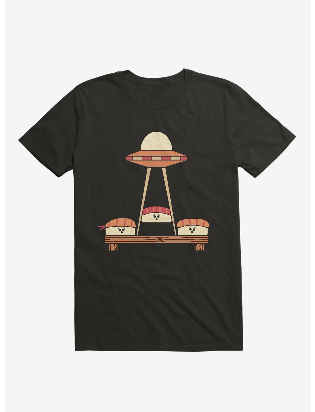 The Sushi Abduction Black T-Shirt