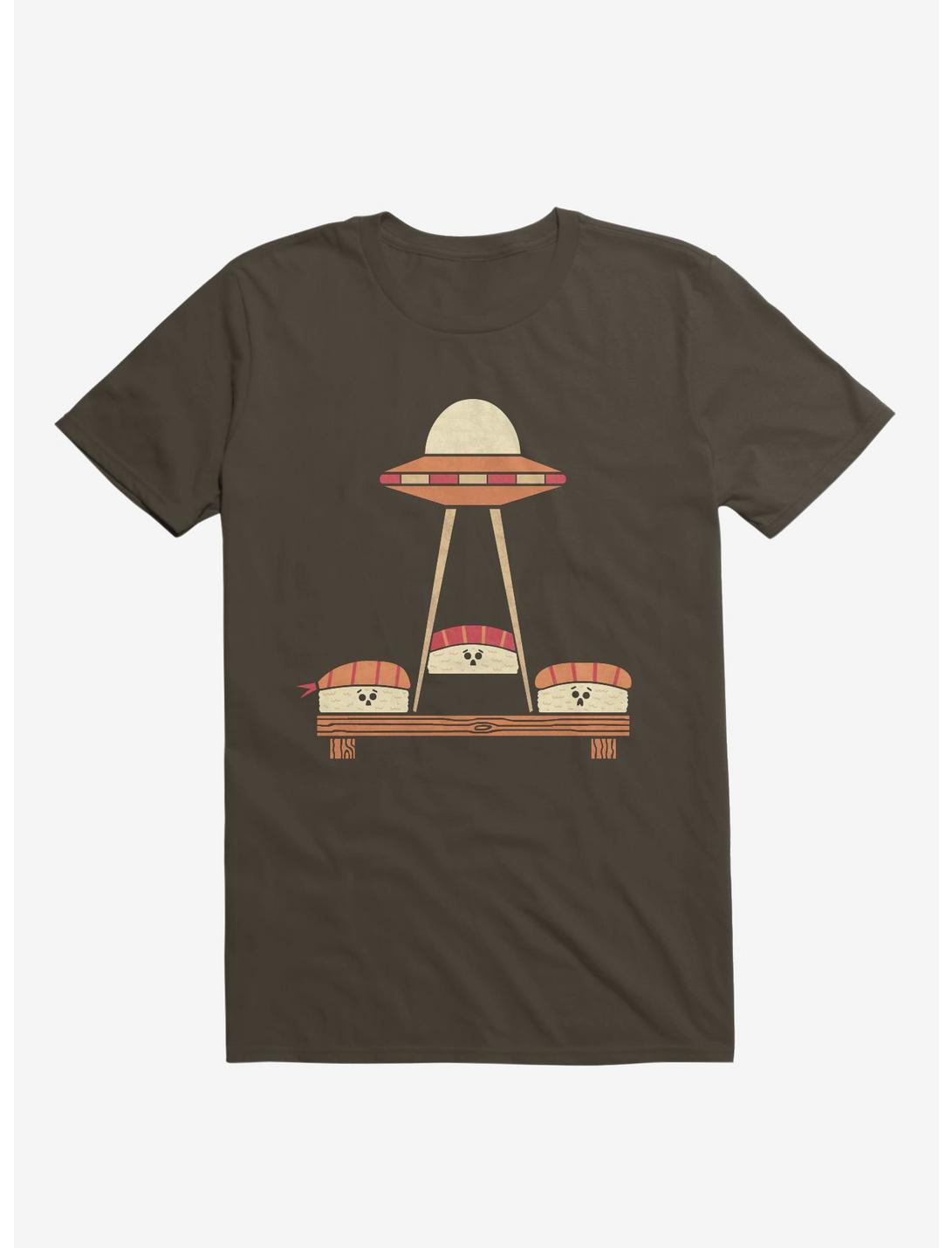 The Sushi Abduction Brown T-Shirt
