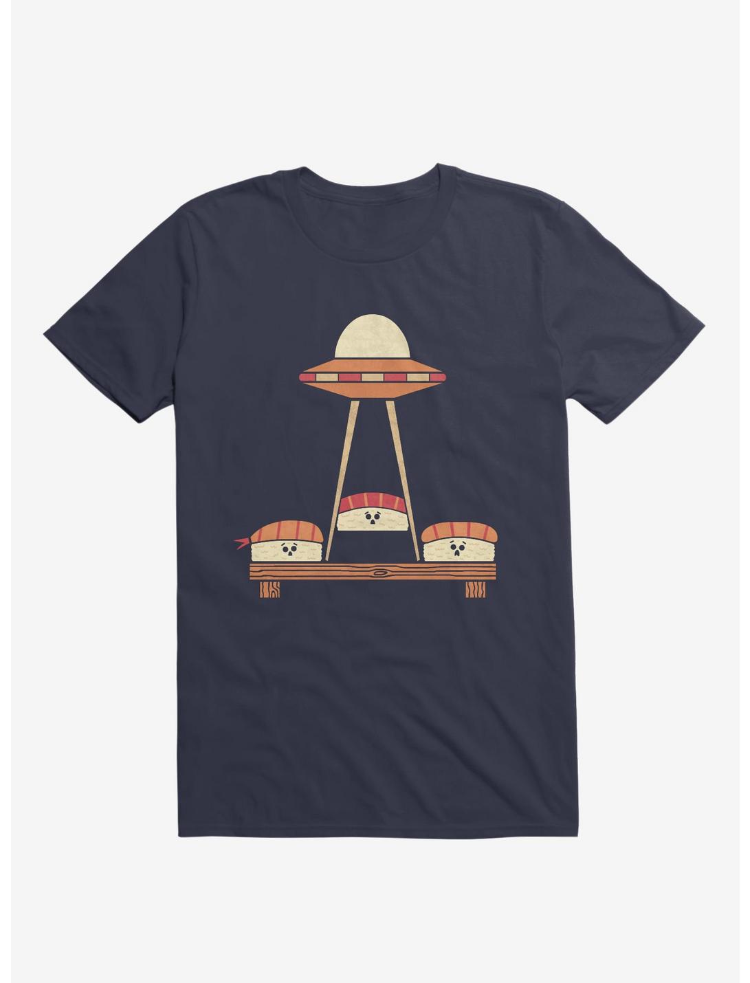 The Sushi Abduction Navy Blue T-Shirt