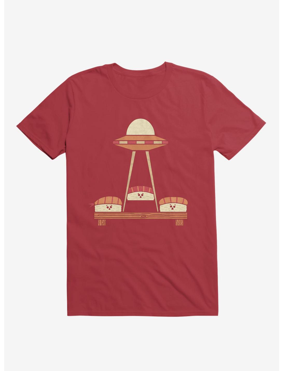 The Sushi Abduction Red T-Shirt