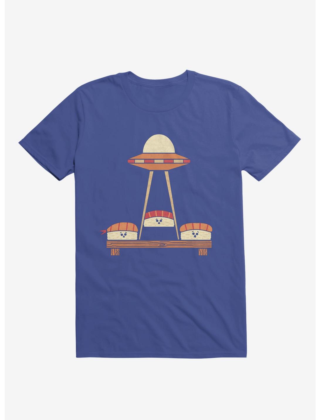 The Sushi Abduction Royal Blue T-Shirt
