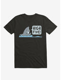 Shark High Five Black T-Shirt