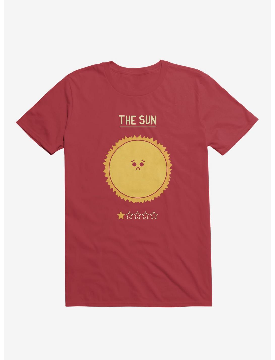 The Sun One Star Rating Red T-Shirt