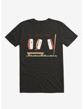 Sushi The Floor Is Wasabi Black T-Shirt