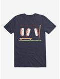 Sushi The Floor Is Wasabi Navy Blue T-Shirt