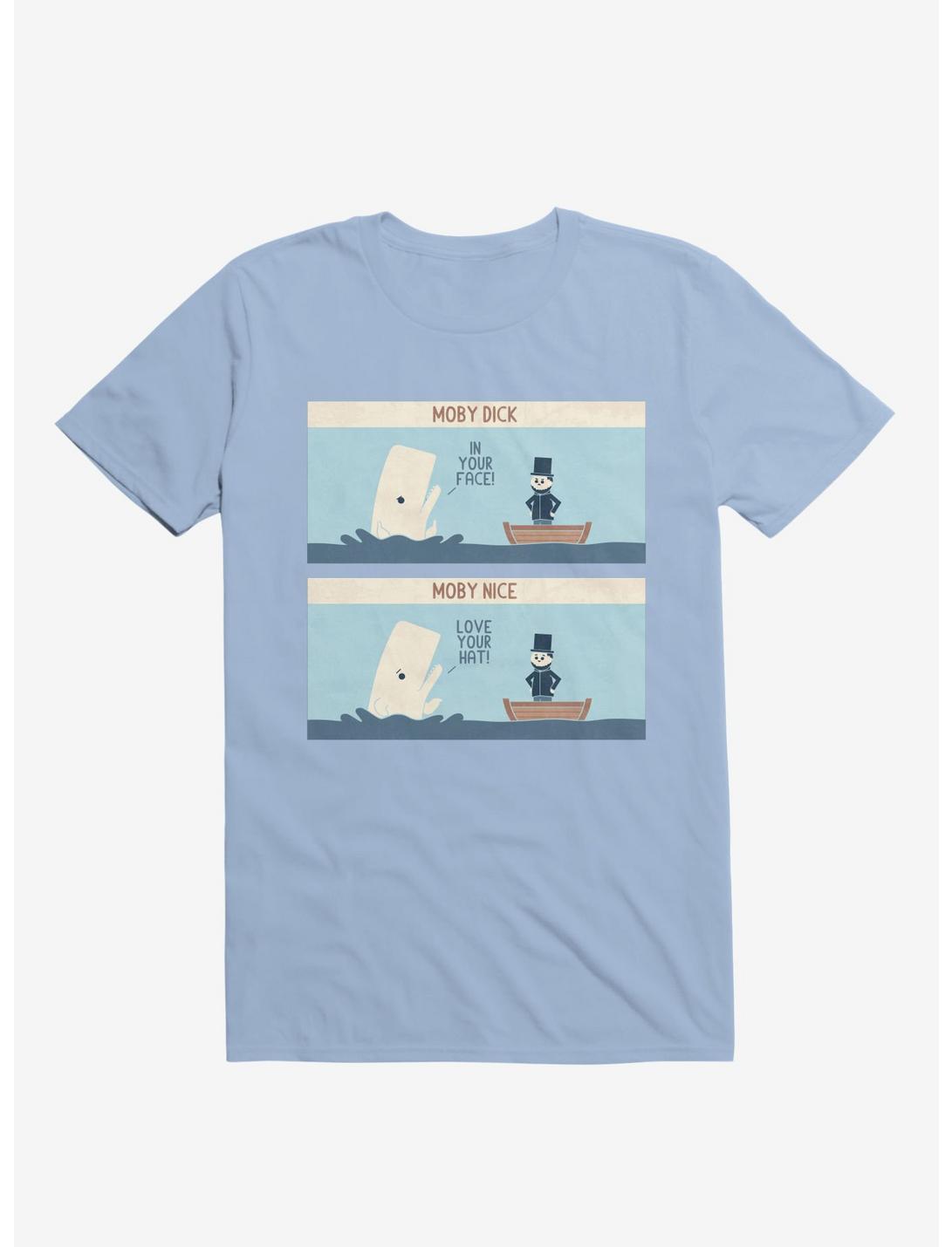 Moby Dick Moby Nice Light Blue T-Shirt