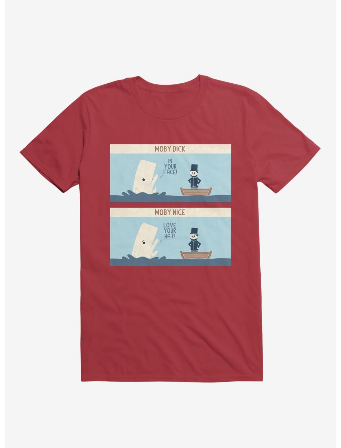 Moby Dick Moby Nice Red T-Shirt