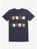 Opposites Breakfast Breakslow Navy Blue T-Shirt