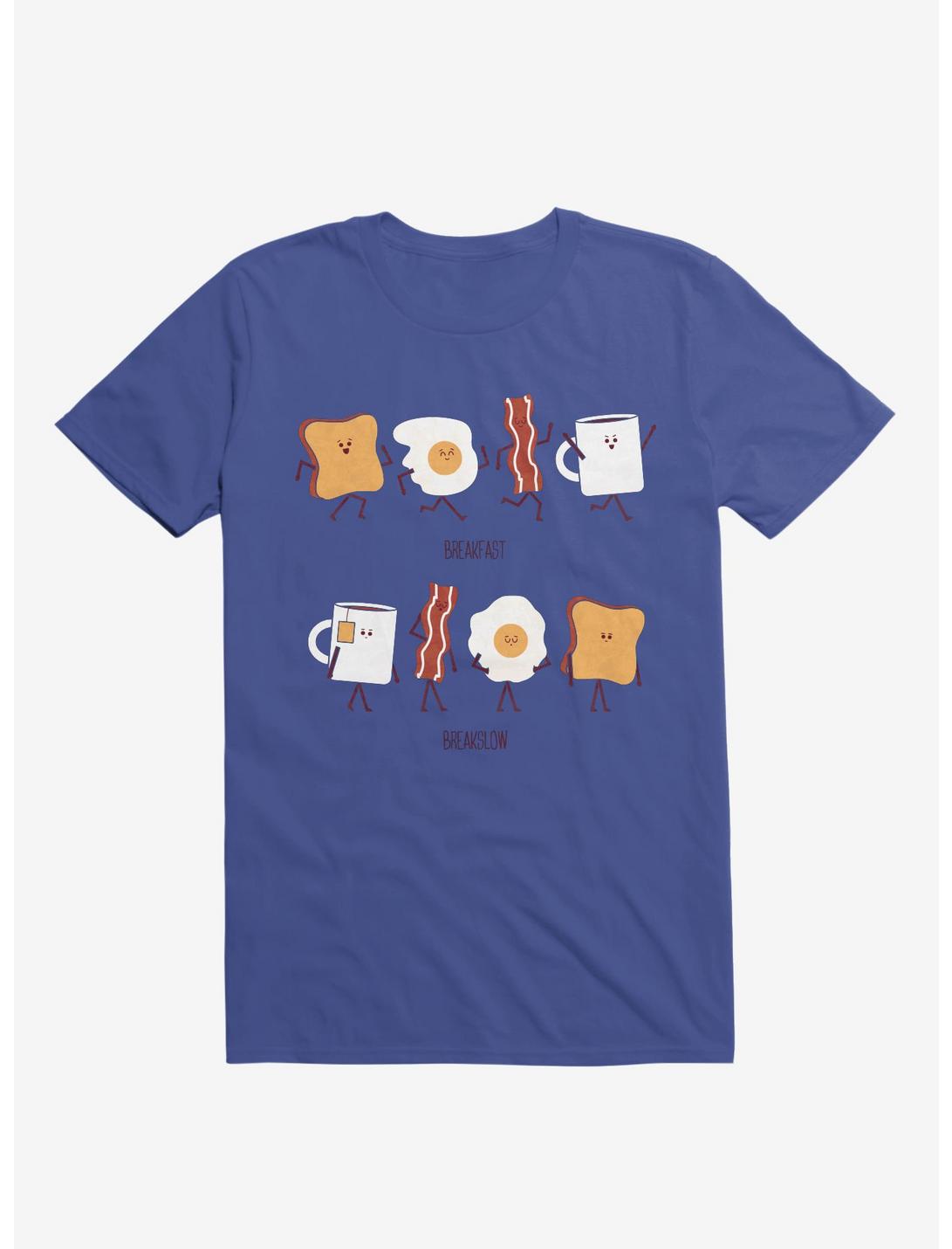Opposites Breakfast Breakslow Royal Blue T-Shirt