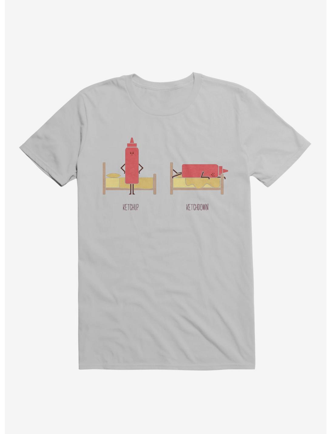 Opposites Ketchup Ketchdown Ice Grey T-Shirt