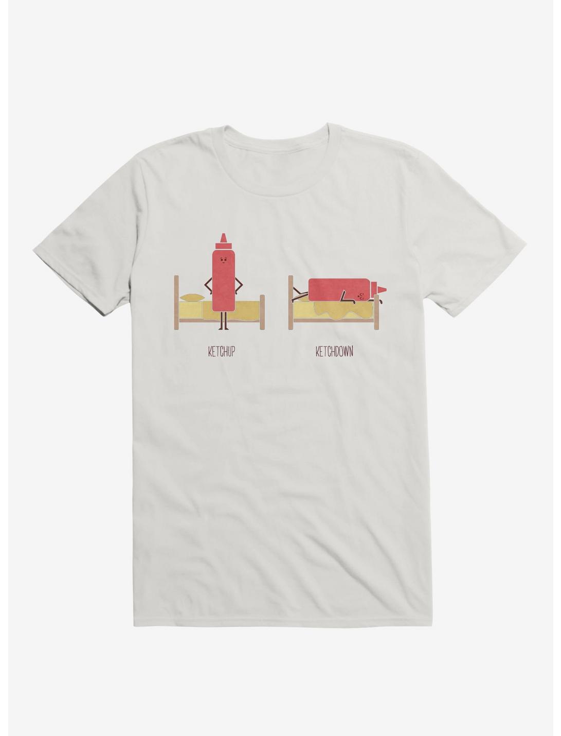 Opposites Ketchup Ketchdown White T-Shirt