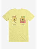 Opposites Radioactive Radiolazy Corn Silk Yellow T-Shirt