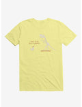 Chicken I Used To Be Bad... Corn Silk Yellow T-Shirt